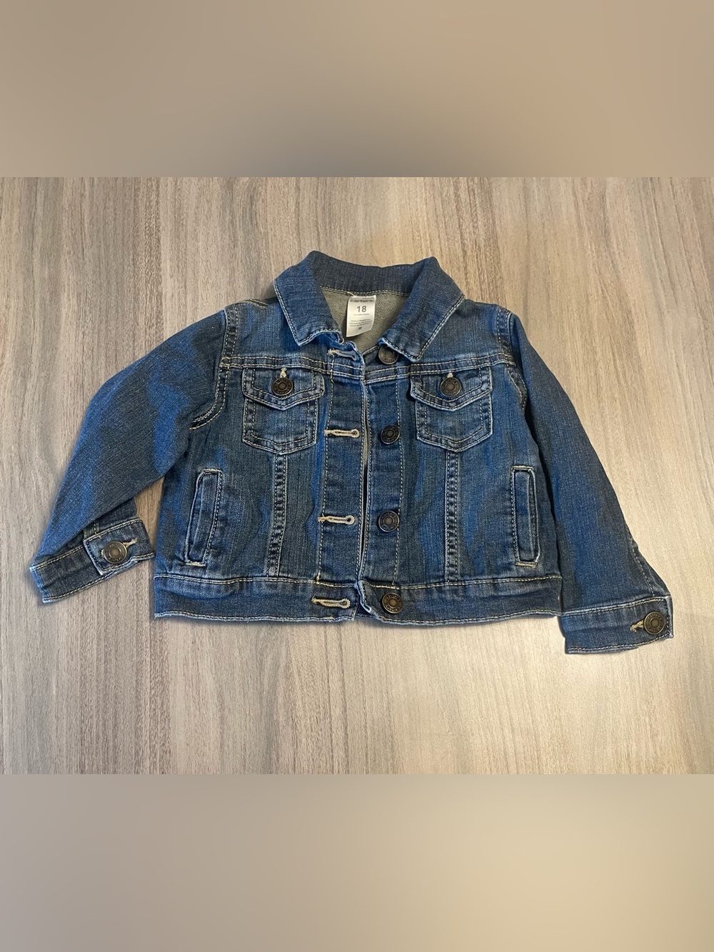 Baby Girls Classic Carter's Denim Jacket- Size 18